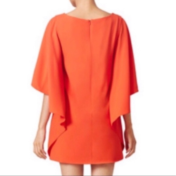 Open Ceremony Crepe Shift Dress Cascade Sleeves - Picture 3 of 10